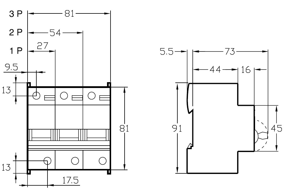 Габаритные размеры автоматического выключателя. Автоматический выключатель габариты мм 18х87х75. Schneider Electric выключатель автоматический габариты. Чертеж автоматического выключателя Шнайдер.