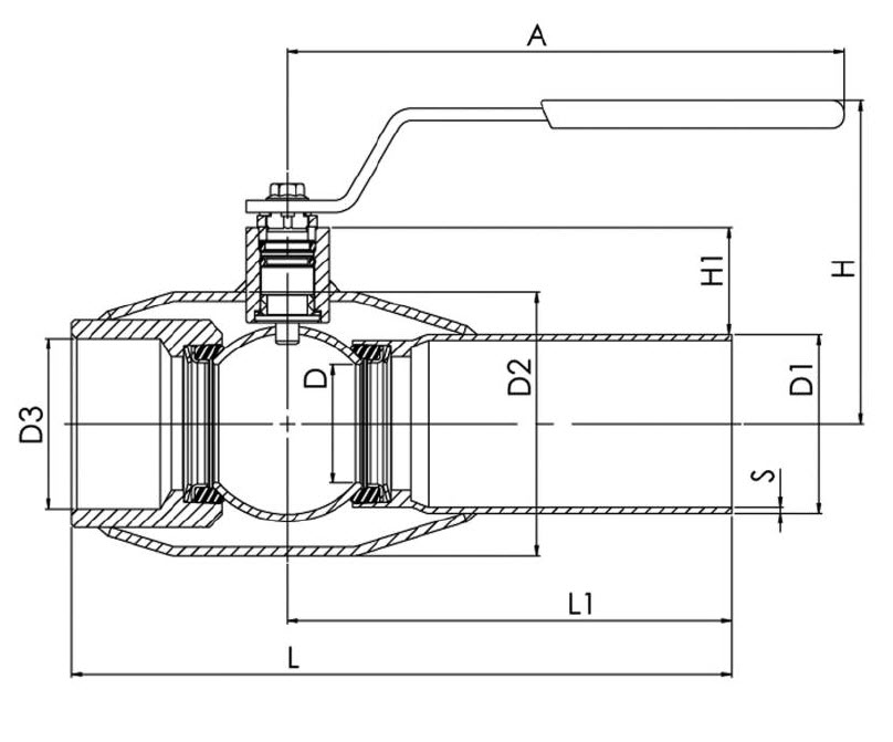 Краны шаровые чертежи dwg